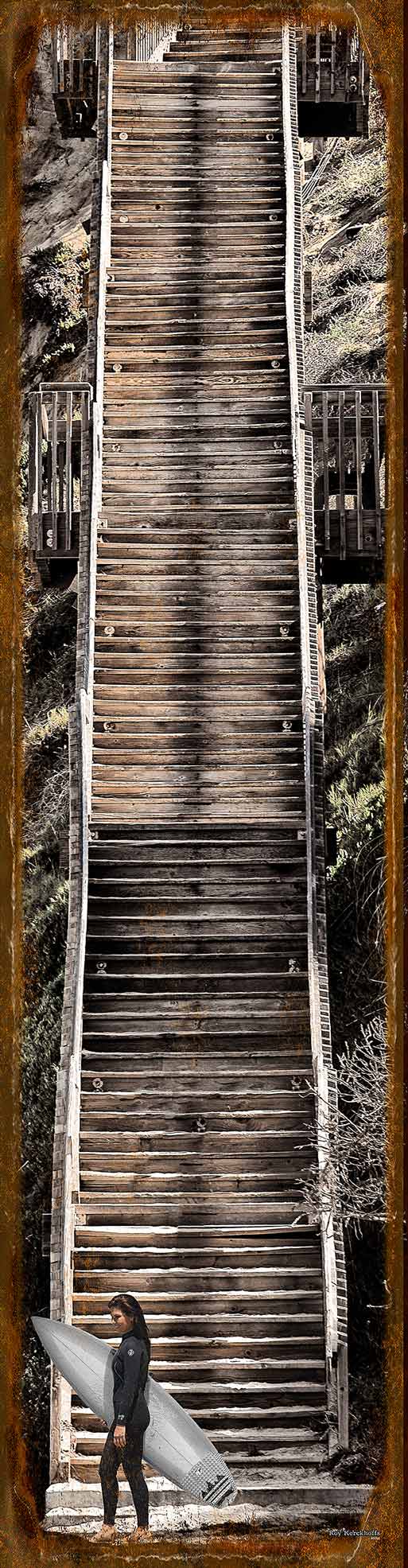 Cardiff Stairs 9 X 36