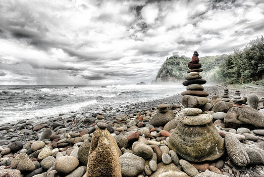 Stacked Rocks 36 X 24