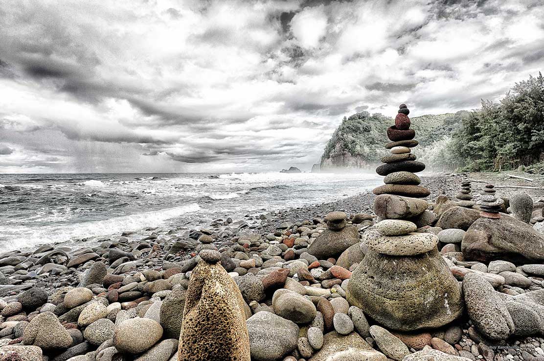 Stacked Rocks 24 X 16