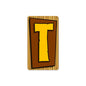 Tiki Letter T 8 x 14