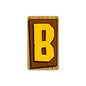 Tiki Letter B 8 x 14