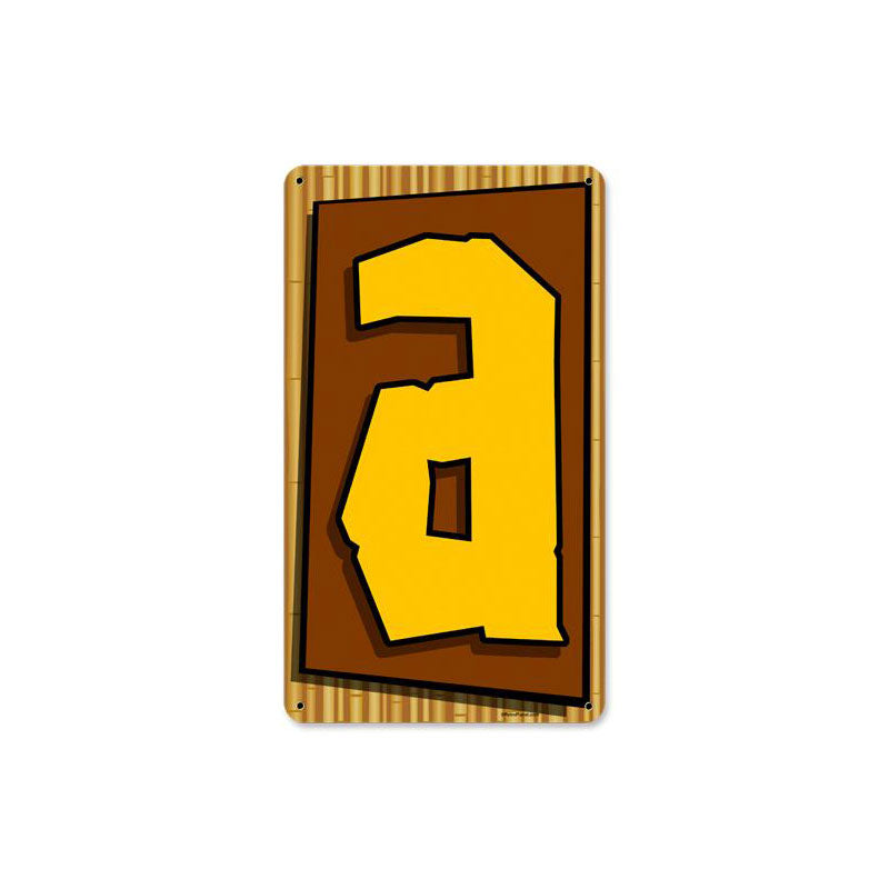 Tiki Letter A 8 x 14