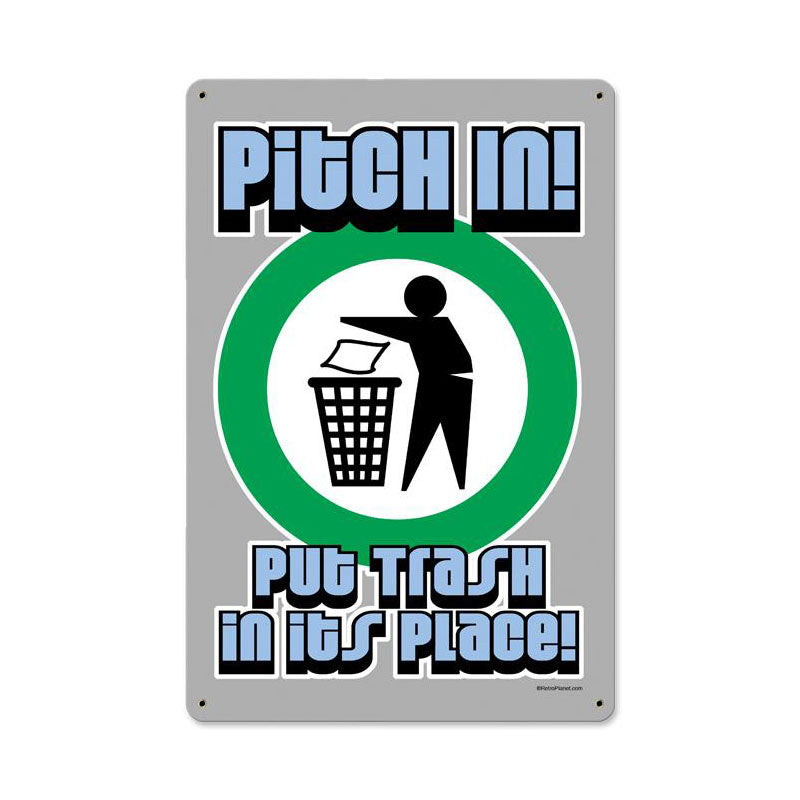 Pitch In 12 x 18