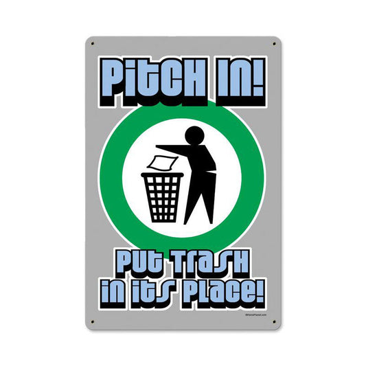 Pitch In 12 x 18