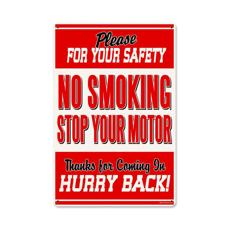 No Smoking 18 x 12