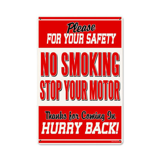 No Smoking 18 x 12