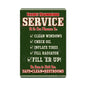 Friendly Service 12 x 18