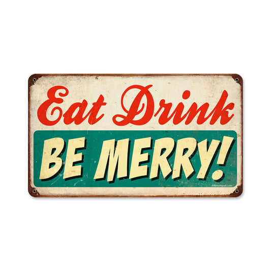 Eat Drink Be Merry 14 x 8