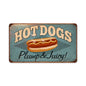 Hot Dogs 14 x 8