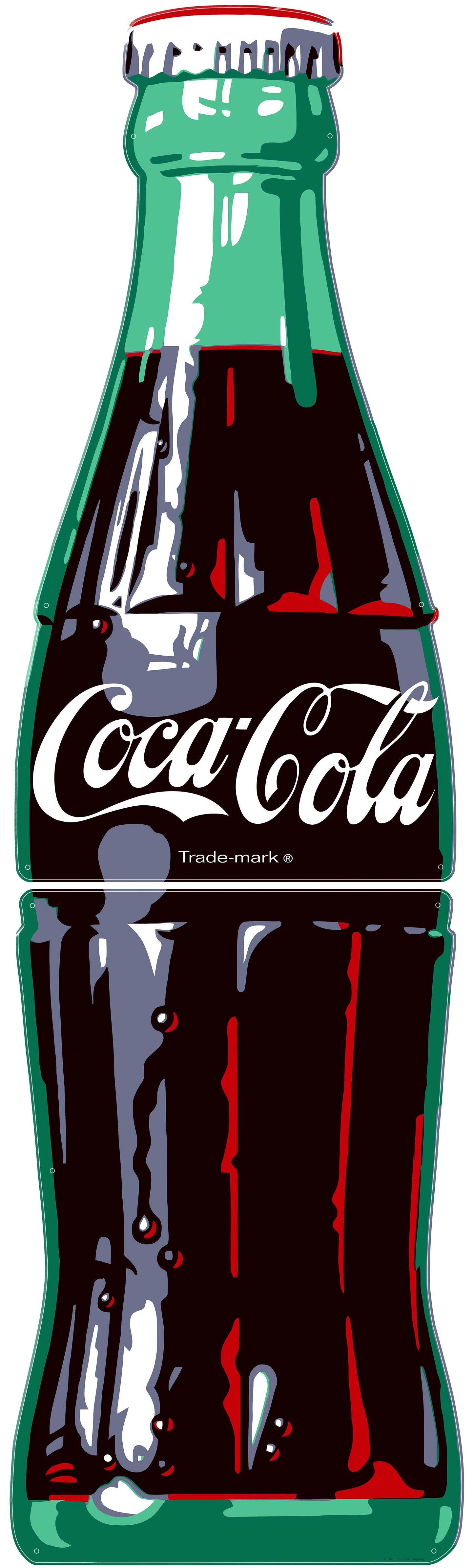 Coke Bottle 60S 2 Pcs 28 X 96