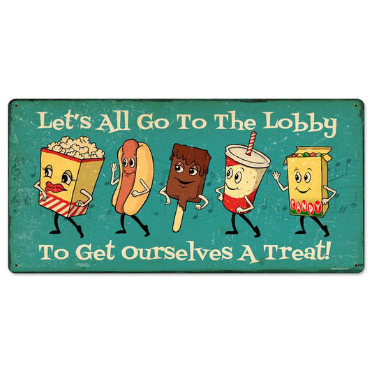 Snacks Go To Lobby 24 x 12