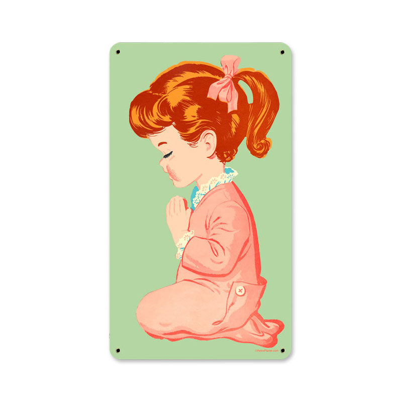 Praying Girl 8 x 14