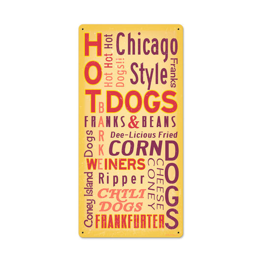 Hot Dogs 12 x 24