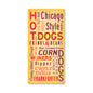 Hot Dogs 12 x 24