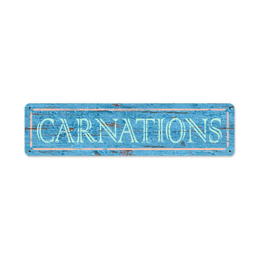 Blue Carnations 20 X 5