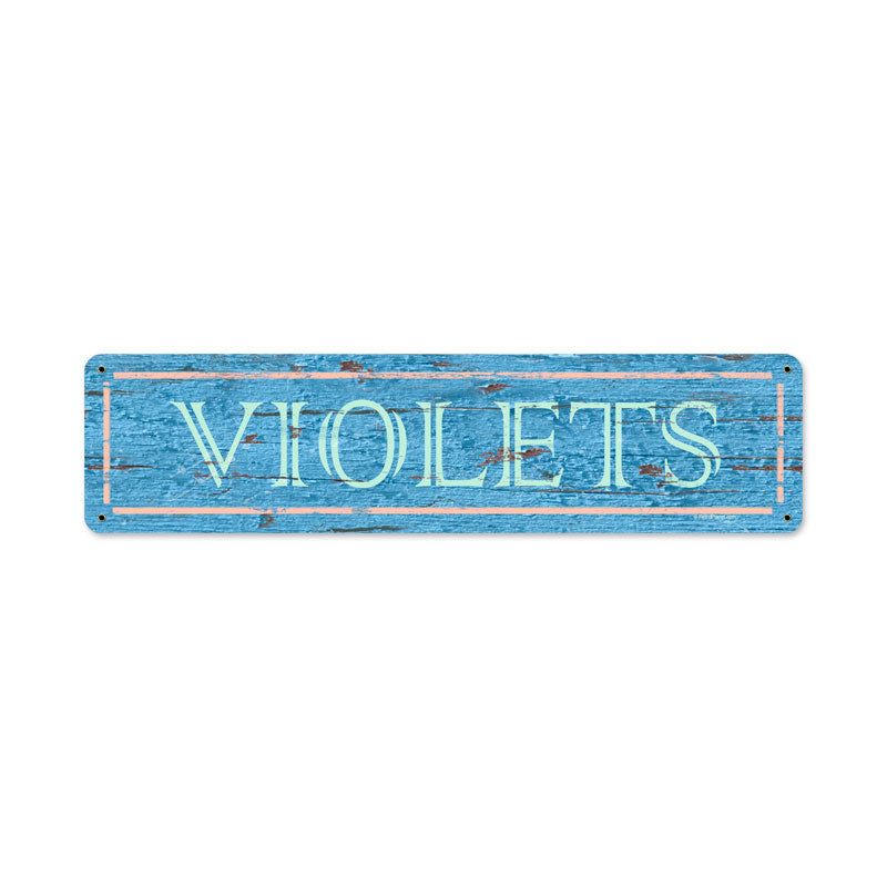 Blue Violets 20 X 5