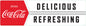 Coke Delicious Refreshing 2 Pcs 72 X 21