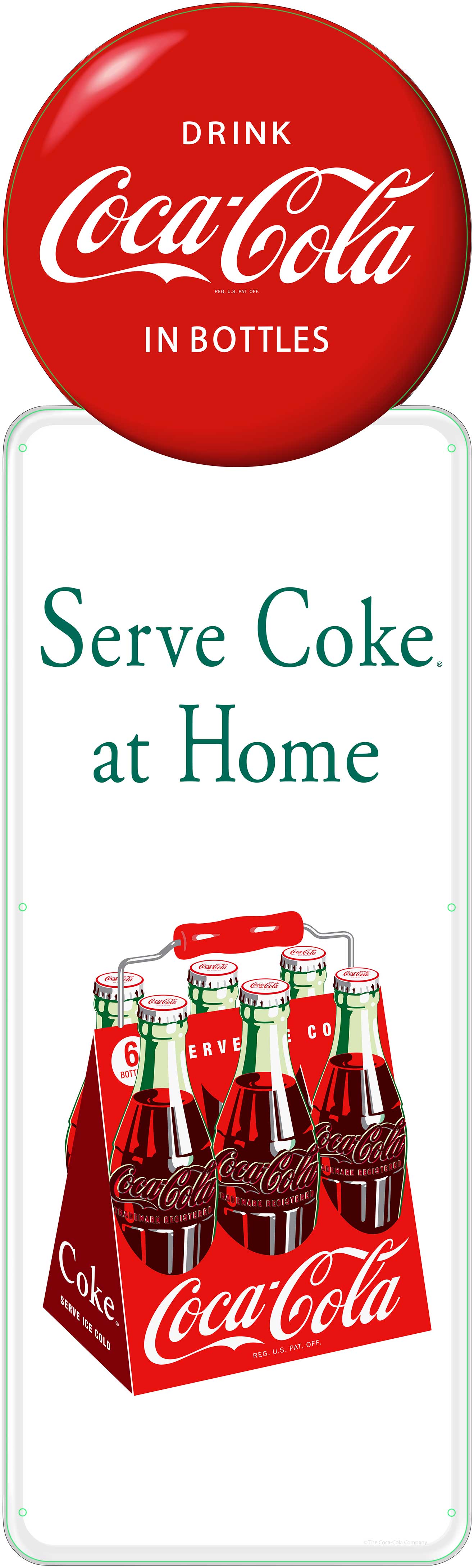 Serve Coke At Home Pilaster 18 X 60
