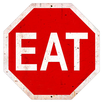 Eat Stop 16 x 16
