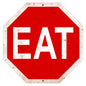 Eat Stop 16 x 16