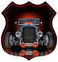 Old Rat Rod Shield 15 x 15