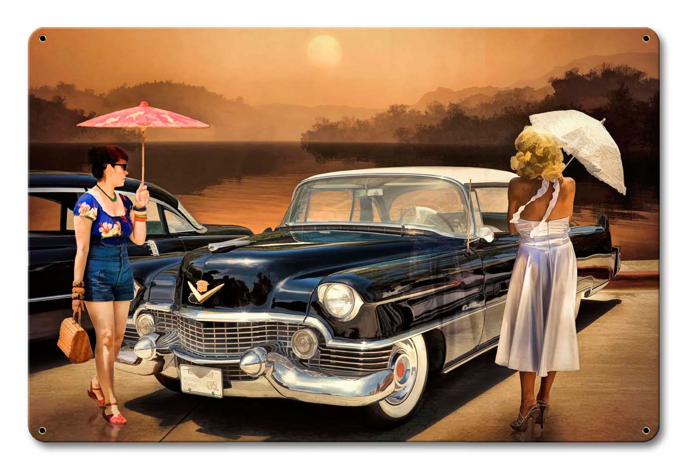 Women Love The Cadillac Philosophy 18 x 12