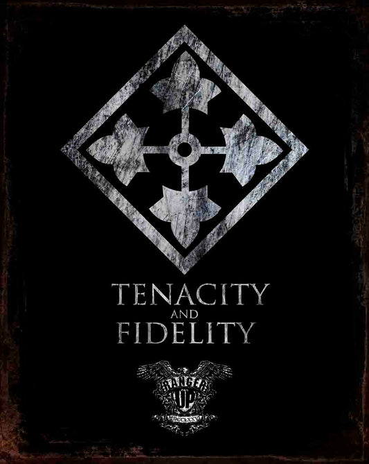 4th Infantry Vintage Style Metal Sign 12 X 15
