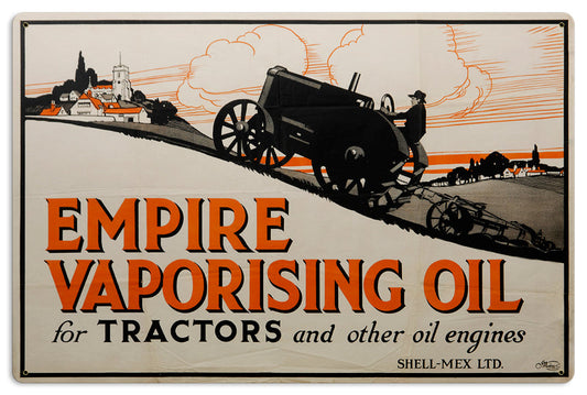 Empire Vaporising Oil Vintage Style Metal Sign 24 X 16