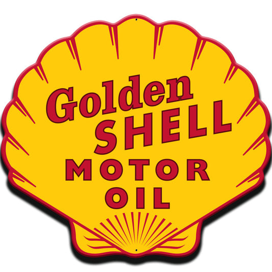 Golden Shell Vintage Style Metal Sign 24 X 22