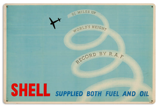 World Height Record Vintage Style Metal Sign 24 X 16