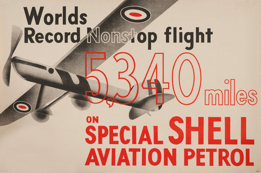 World Record Non Stop Vintage Style Metal Sign 24 X 16