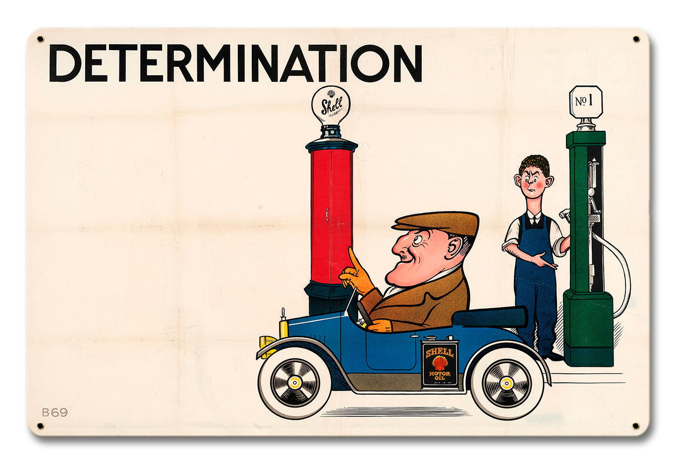 Determination Bateman Shell 12 X 18