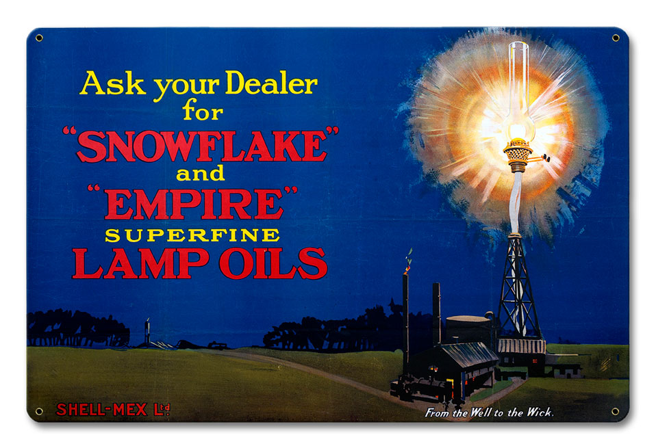Shell Lamp Oils 12 X 18