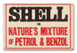 Shell Natural Petrol Benzol 12 X 18