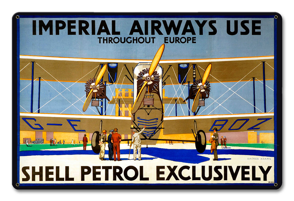 Imperial Airways Petrol 18 X 12
