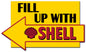 Fill Up With Shell Arrow 29 X 17