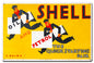 The Quick Starting Pair Shell Oil Two Men 24 X 16