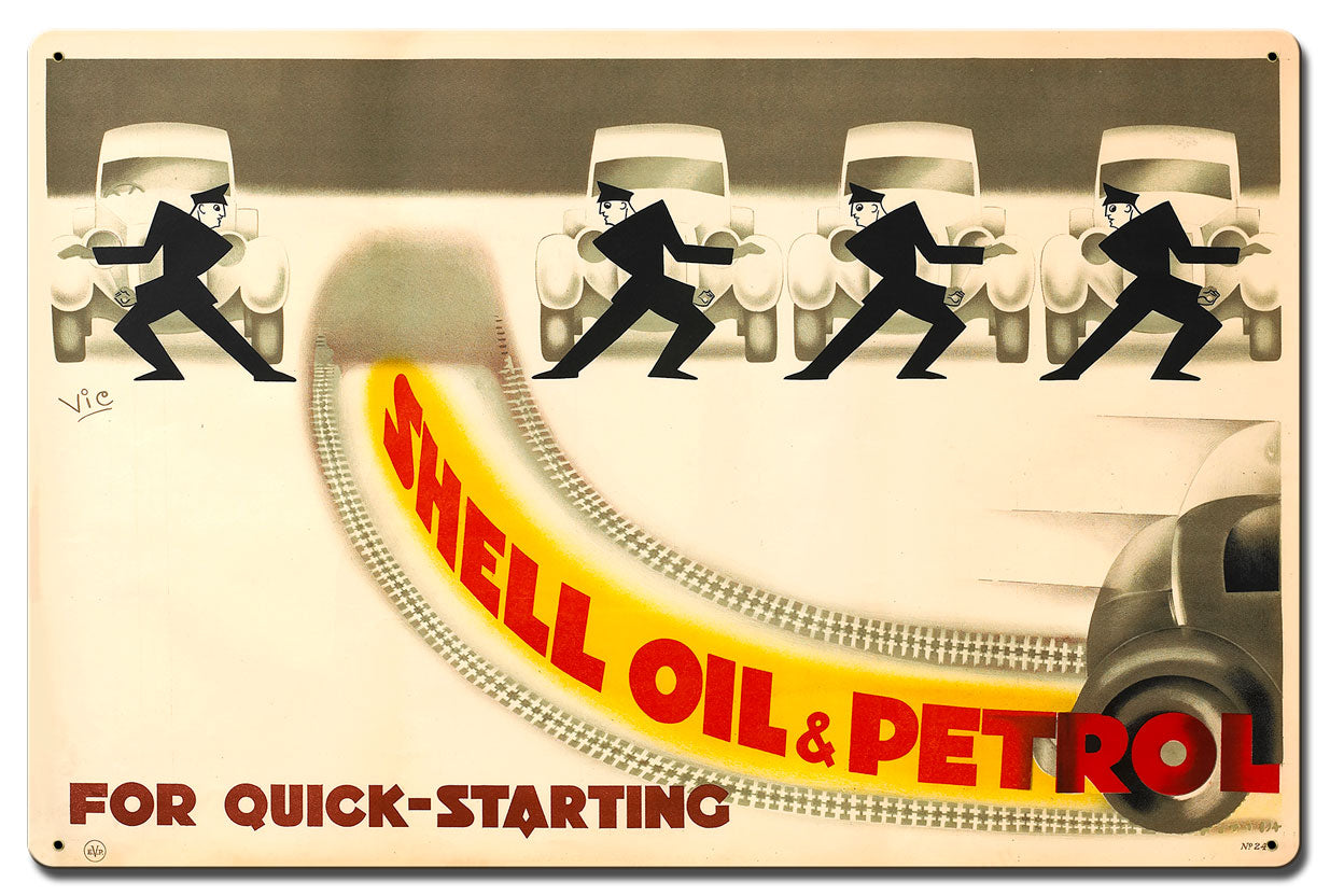 Shell Oil For Quick Starting 24 X 16