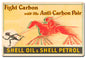Shell Oil Petrol Fight Carbon 24 X 16