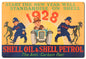 Shell Oil Petrol Fight Carbon Anti-Carbon Pair 36 X 24