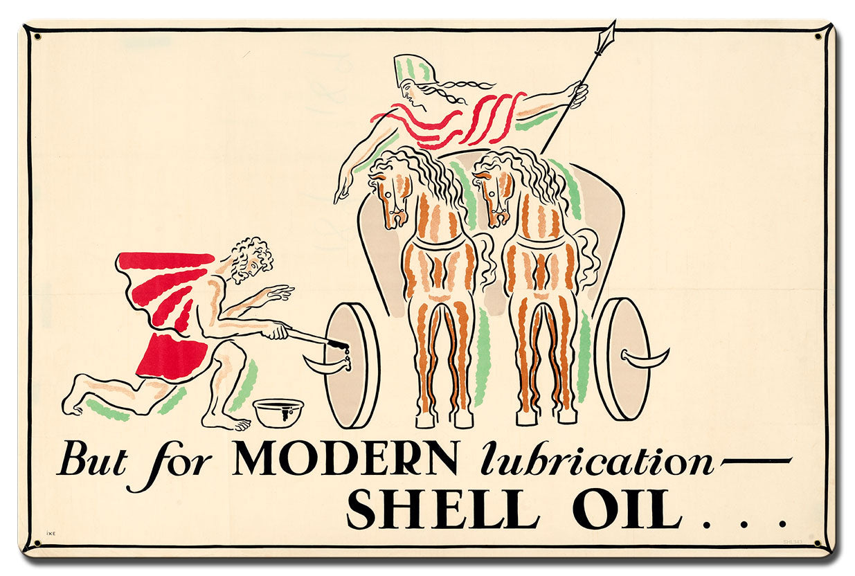 But Modern Lubrication Shell Oil 24 X 16