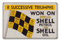 Won On Shell Petrol Oil 18 X 12