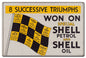Won On Shell Petrol Oil 36 X 24