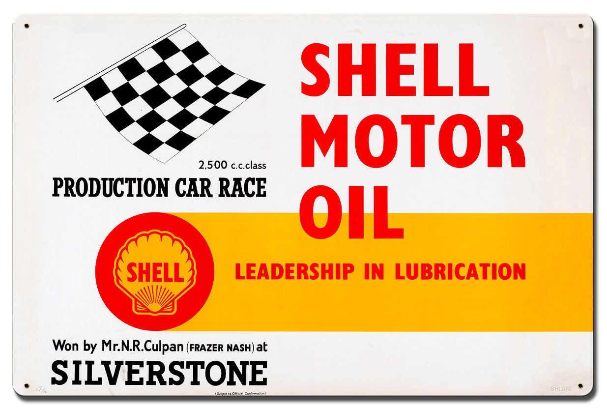 Shell Motor Oil Leadership Lubrication 24 X 16