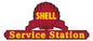 Shell Service Station Red 24 inch by 11 inch