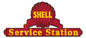 Shell Service Station Red 25 inch by 11 inch
