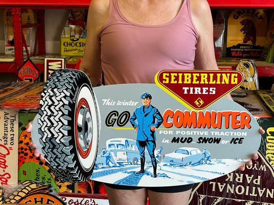 Seiberling Tires Vintage Style Metal Sign