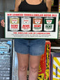 Sinclair Oil Cans Vintage Style Metal Sign