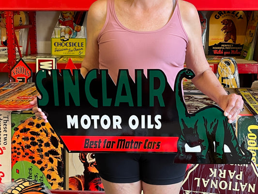 Sinclair Motor Oils Vintage Style Metal Sign