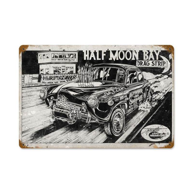 Half Moon Bay Drag Strip 12 x 18